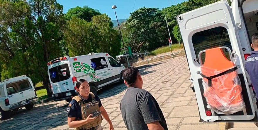 Accidente en obra de construcción de tienda Coppel en Tamasopo