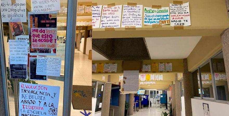 Retoman clases en UASLP con tendederos por acoso