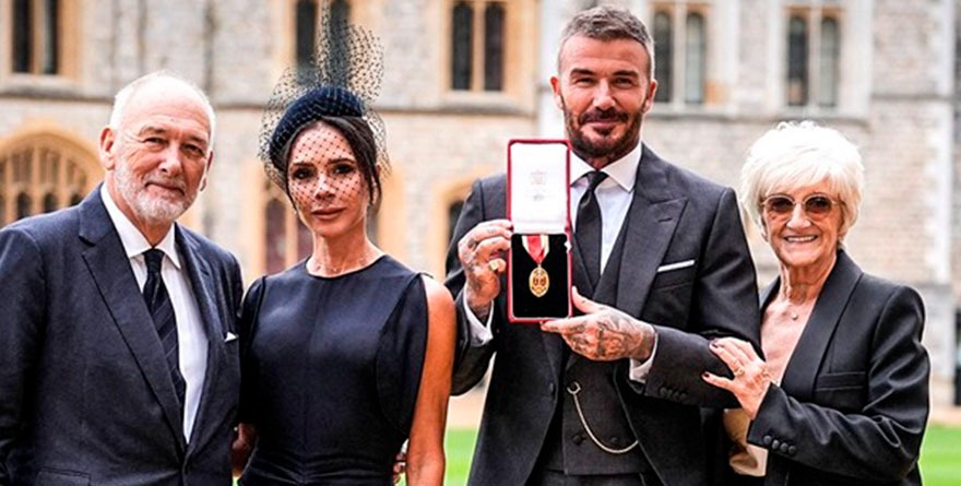 Sir David Beckham: de la cancha a la nobleza