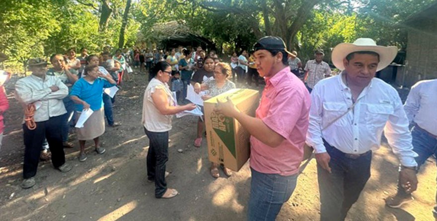Seguridad alimentaria a poblados de Tamuín