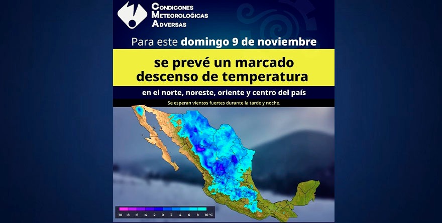 FRENTE FRÍO EL FIN DE SEMANA