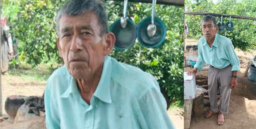Buscan a familiares de abuelito enfermo