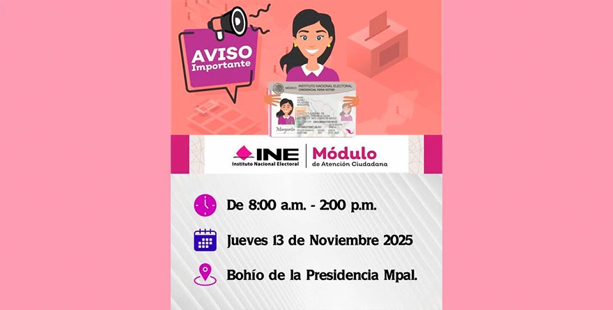 LLEGA EL INE A SAN VICENTE