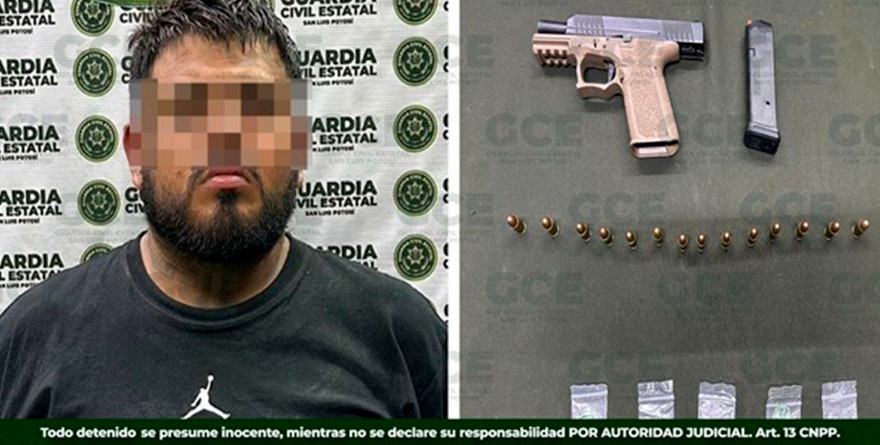 Operativo en La Pila: detienen a presunto delincuente armado