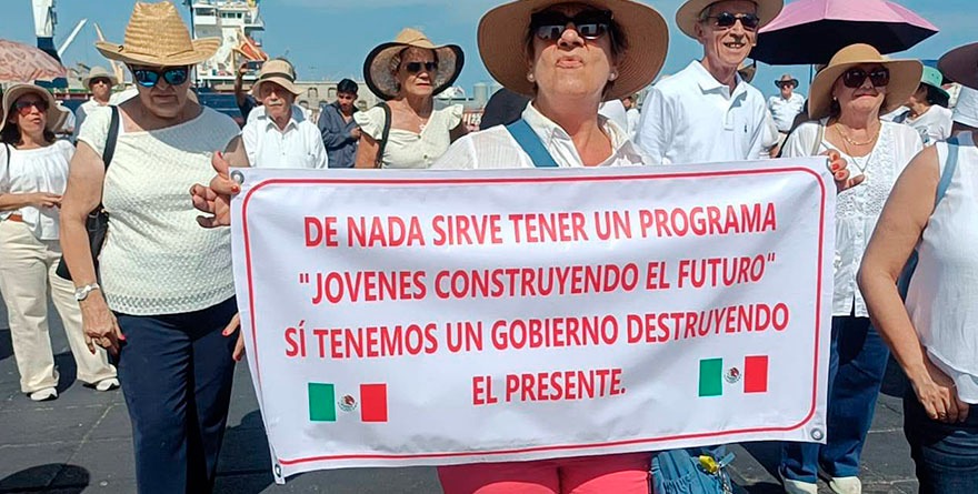 Se moviliza Marcha Z  contra crimen y la 4T