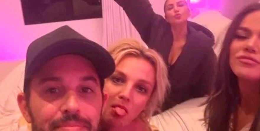 Kim, Khloé y Britney y su noche de chicas