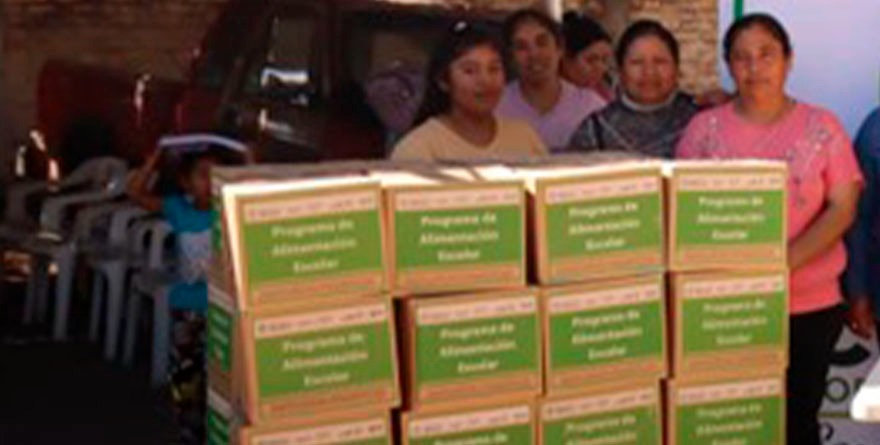 Entrega de Programa de Alimentación Escolar