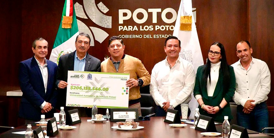 Fortaleciendo el Futuro, 206 Millones para la UASLP