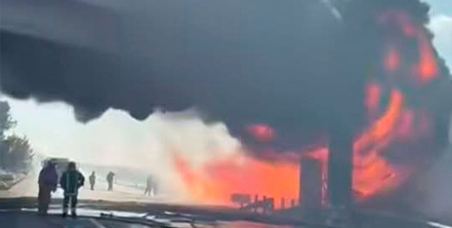 Arde pipa en Villa de Arriaga