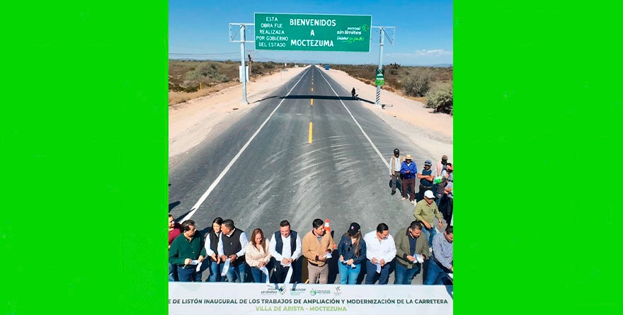 Entrega Gallardo vía modernizada