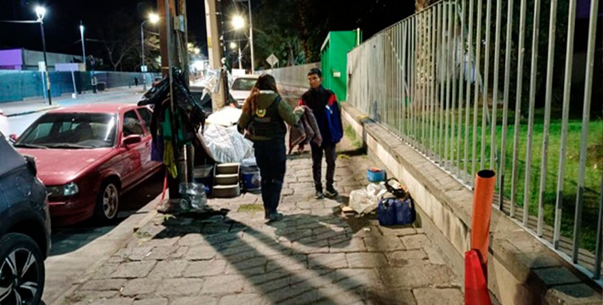 Refuerzan apoyo por el frío en San Luis Potosí