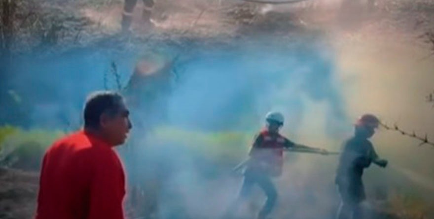 Controlan incendio