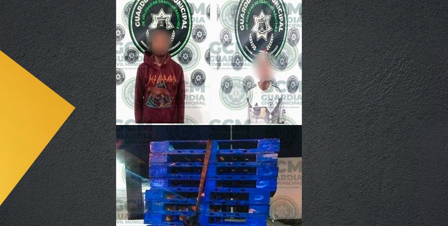 Se fueron de compras… pero sin pagar
