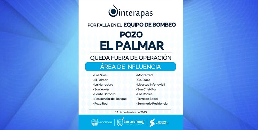 Interapas agrava la crisis de agua