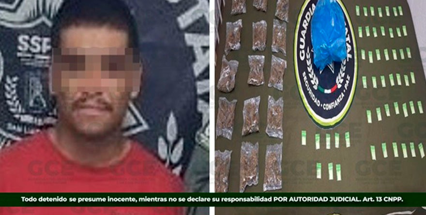 Cae en Tamuín con dosis de cristal