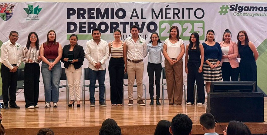 GANADORES DEL PREMIO AL MÉRITO DEPORTIVO 2025 EN CIUDAD VALLES