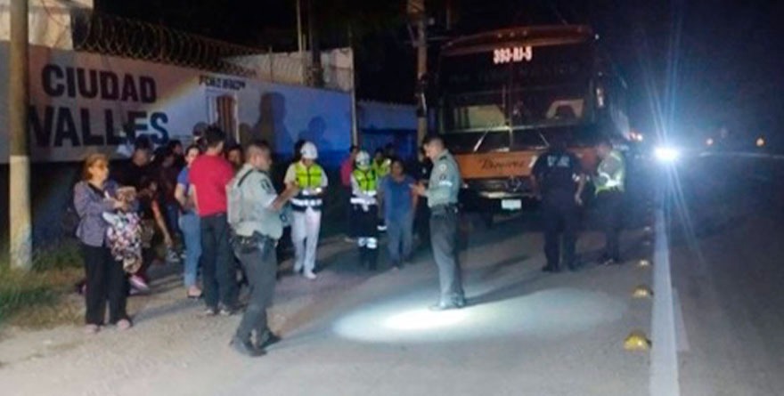 Atacan a Turibús en Ciudad Valles