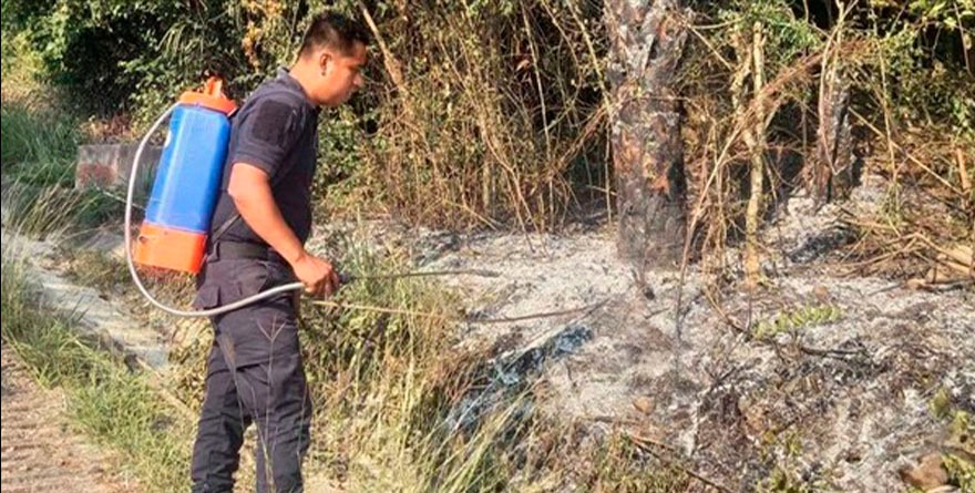 Alerta incendio en Tanlajas