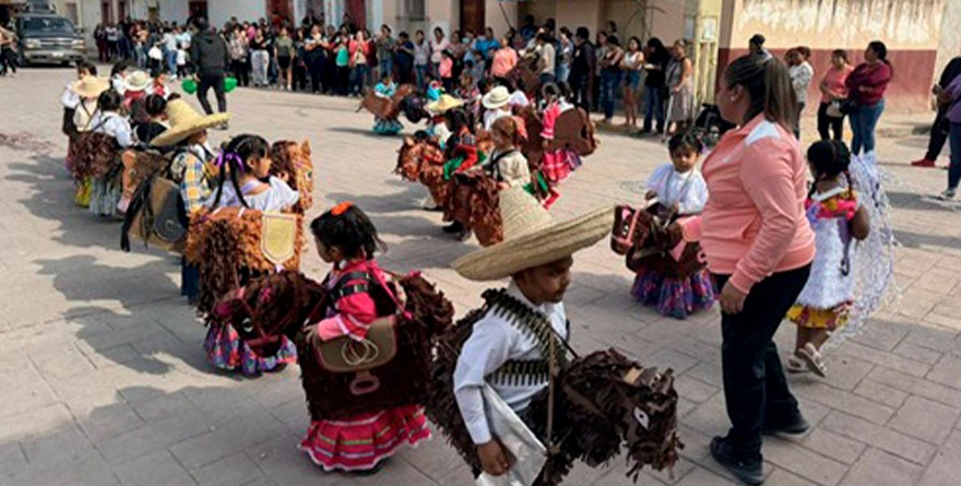 Villa de Juárez se vistió de Revolución