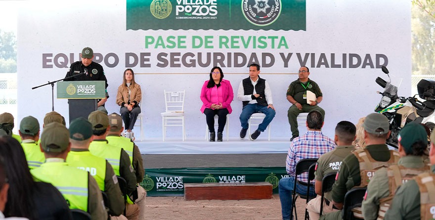 SUPERVISAN ESTADO DE FUERZA DE SEGURIDAD Y VIALIDAD EN VILLA DE POZOS