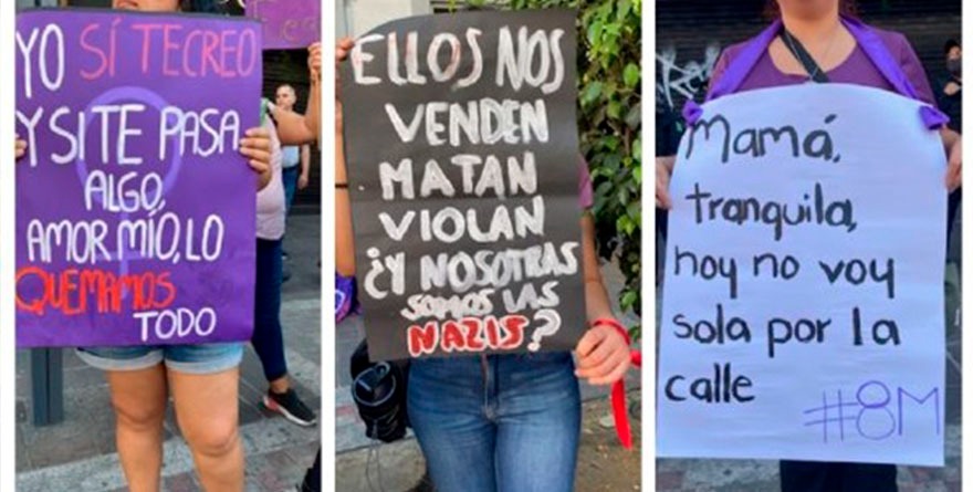 Ellas no quieren flores, exigen seguridad