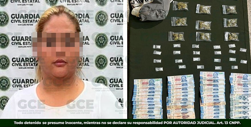 DETENIDA “LA SANDROTA” CON DROGA Y EFECTIVO EN PRADOS SATÉLITE