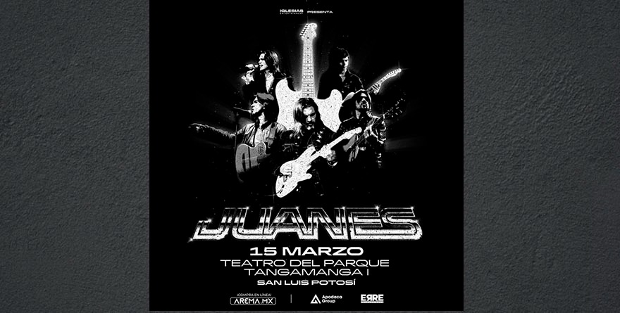 JUANES LLEGA A SLP