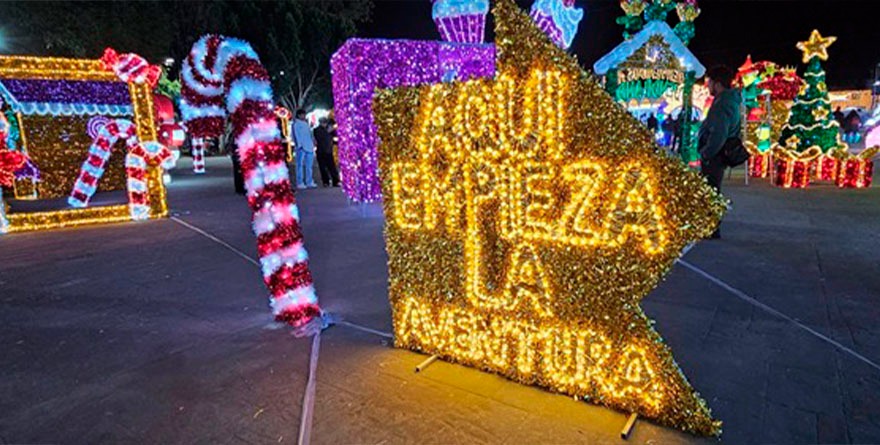 Encendido villa navideña