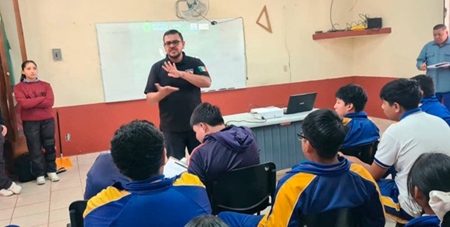 Imparten jornada de prevención en Telesecundaria