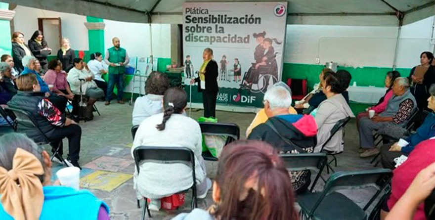 Promueven sensibilización sobre discapacidad.