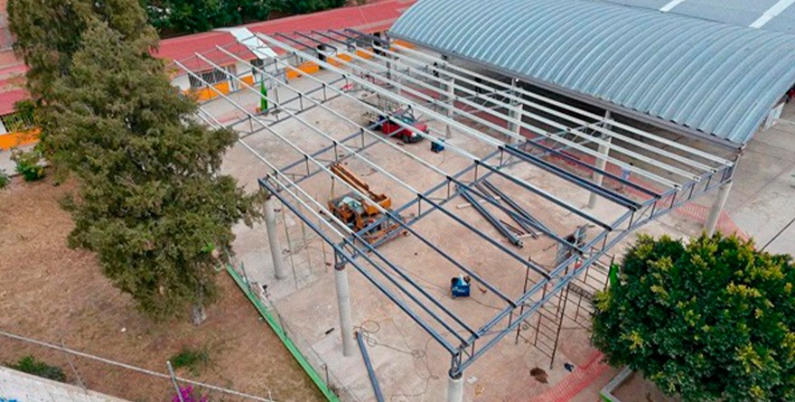 Avanza obra en primaria