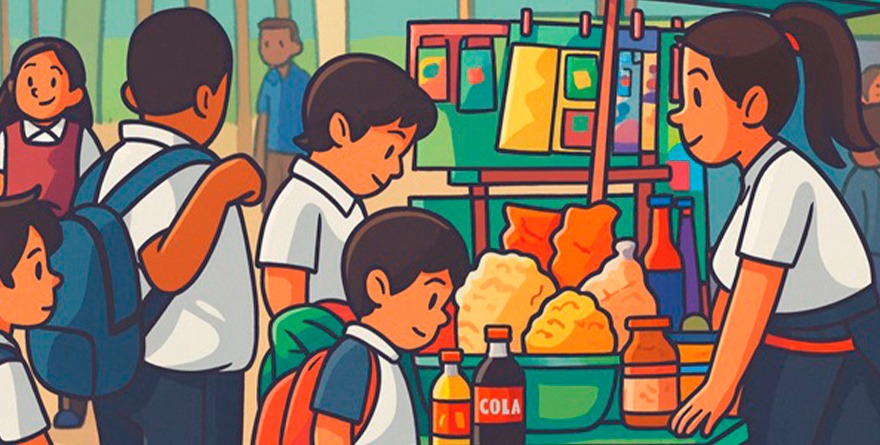 Comida chatarra rodea escuelas
