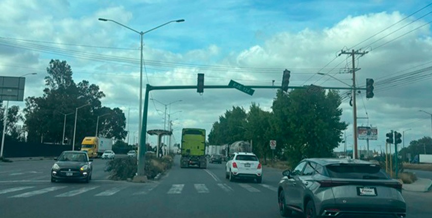 Semáforos virolos en la capital