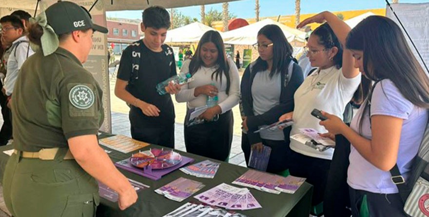 Jóvenes de Conalep por la paz