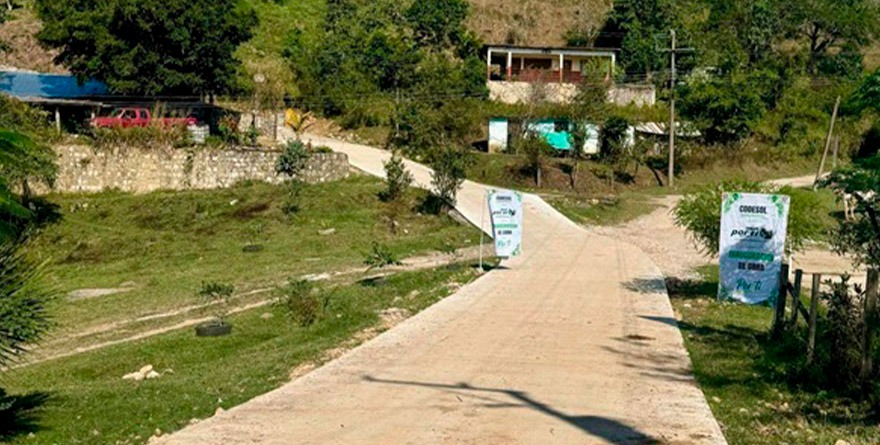 Pavimentación nueva en La Gavia