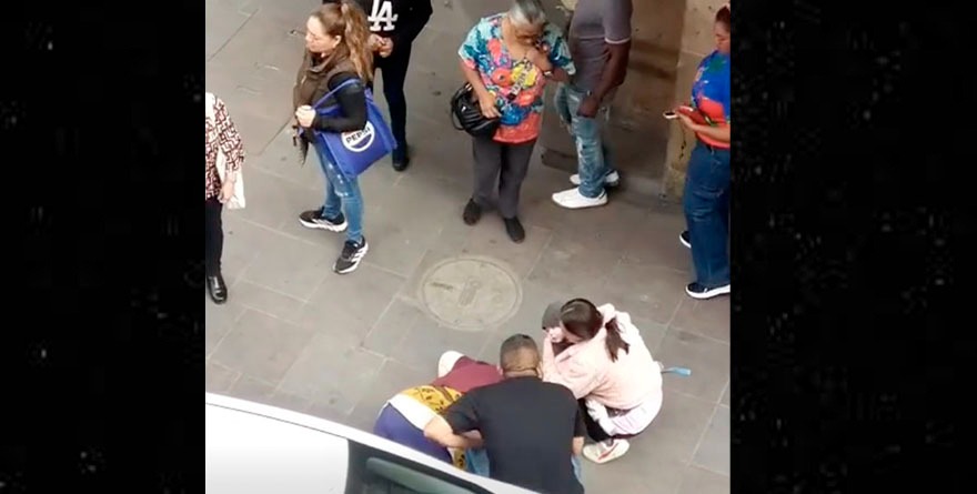 Según testigos, el conductor venía con la prisa típica