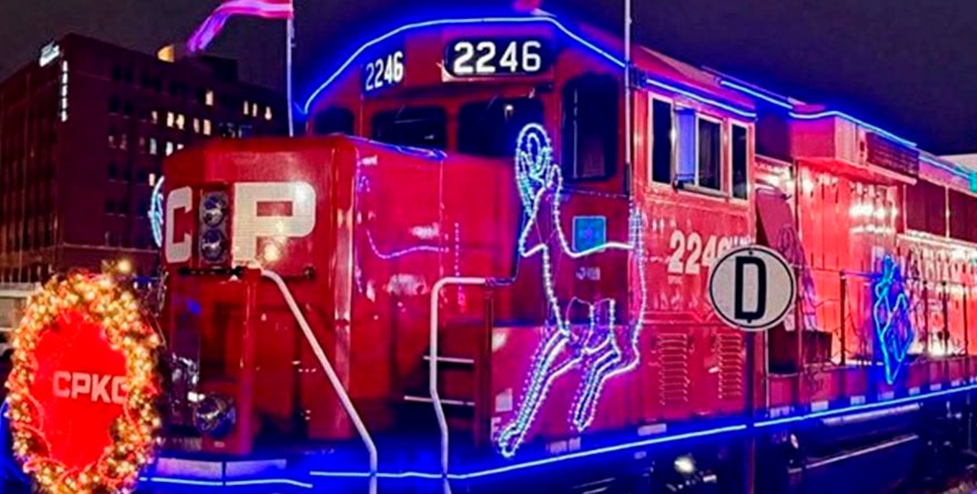 El tren navideño ilumina su ruta