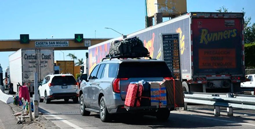 GARANTIZAN SEGURIDAD A CARAVANA MIGRANTE