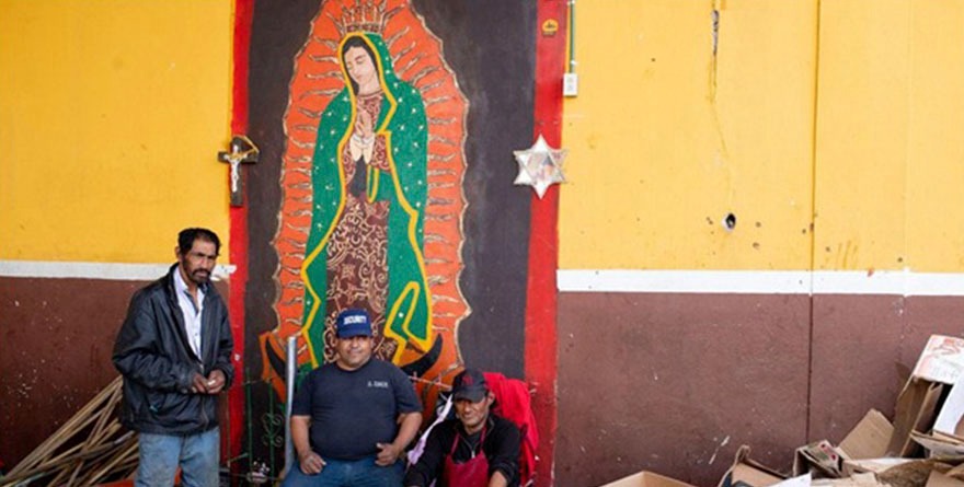 El rostro de la Guadalupana en la ciudad