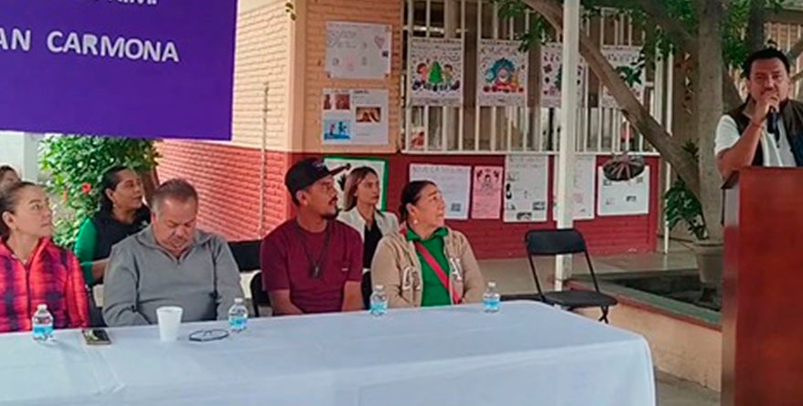 Rehabilitan red eléctrica en primaria de San Ciro