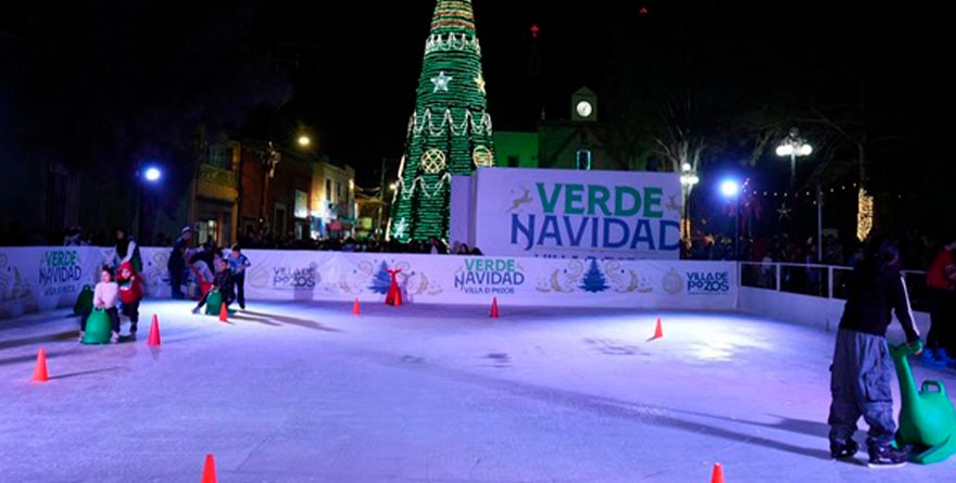 MAGIA NAVIDEÑA SOBRE HIELO