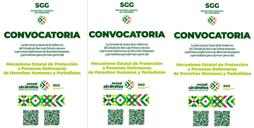 SLP busca protección a periodistas y defensores