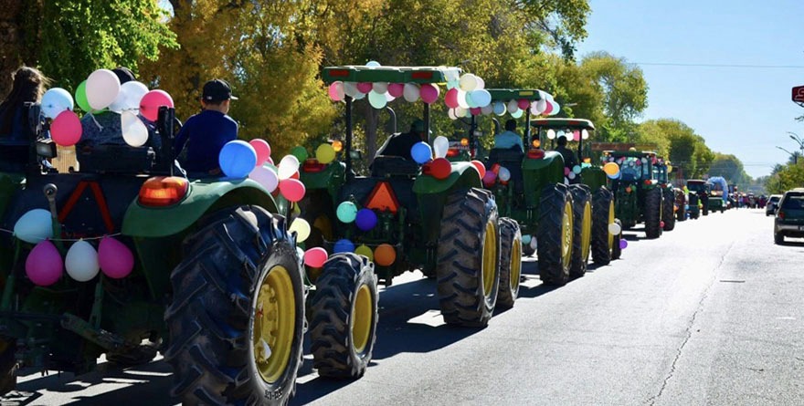 El campo le reza a la Morenita