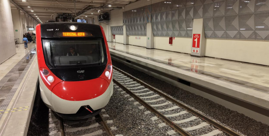 REALIZA CSP RECORRIDO DE PRUEBA DEL TREN SUBURBANO AL AIFA