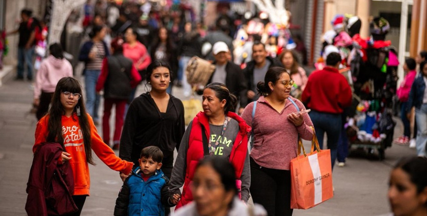 Centro registra alta afluencia