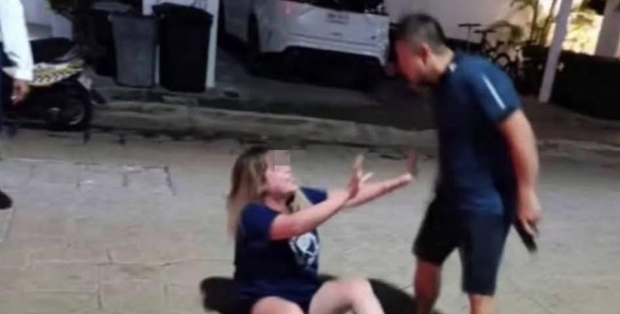 EXHIBEN A JUEZ ELECTO AGREDIENDO A SU NOVIA