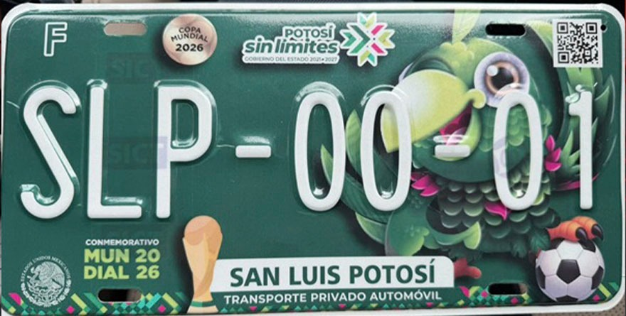 Habrá placas mundialistas