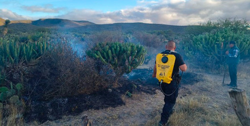 Piden evitar pirotecnia tras conato de incendio