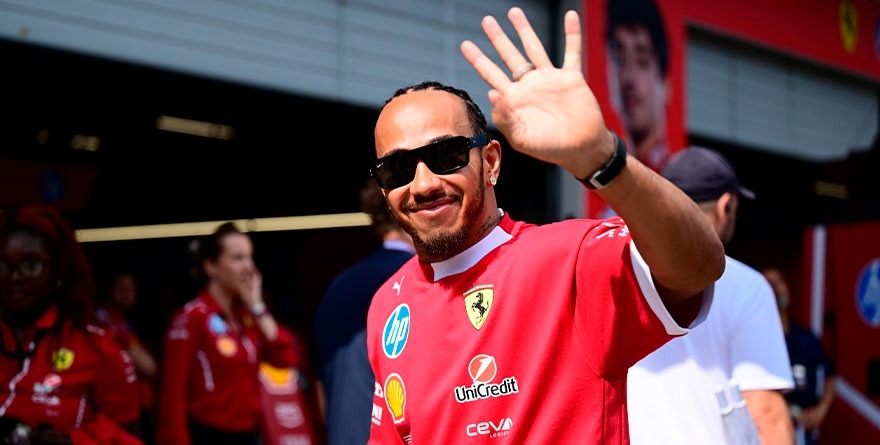 CONFÍA FERRARI QUE HAMILTON MEJORARÁ CON EL PASO DEL TIEMPO