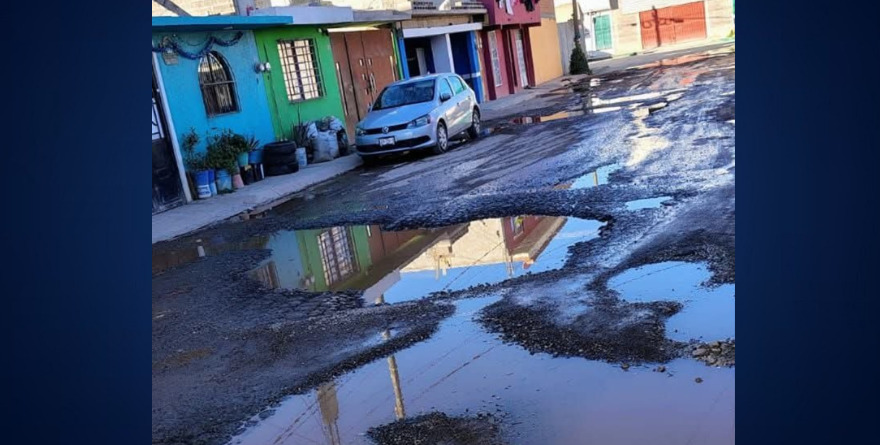 Fuga de agua en Los Silos